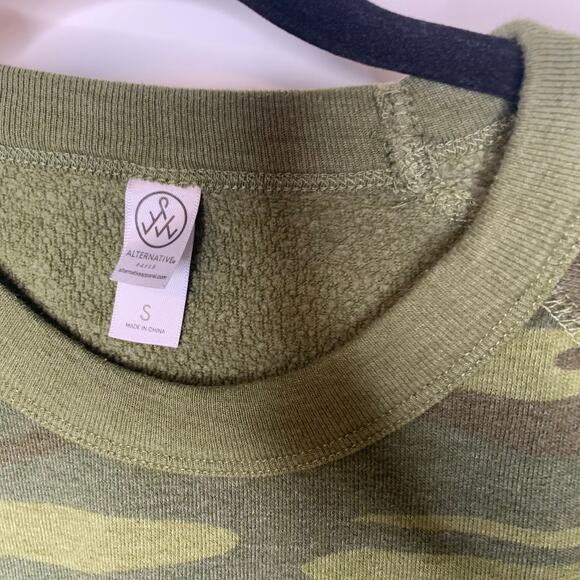 Camo Crew Neck Sweatshirt KC Sz Small - Picture 9 of 9